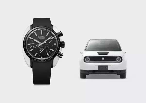 「セイコー アストロンがHonda の新型電気自動車「Honda e」とコラボした限定モデルを発売」の画像