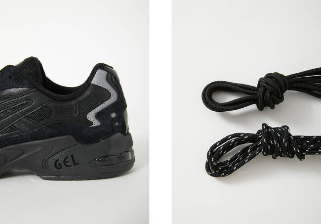 マウジー× アシックスのコラボスニーカーがスタイリングに取り入れやすいBLACKカラーで誕生