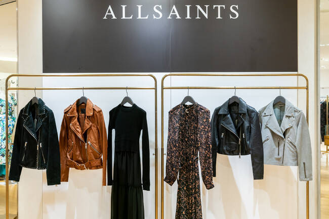 オールセインツが銀座三越本館3階にニューストアとポップアップストアを同時オープン