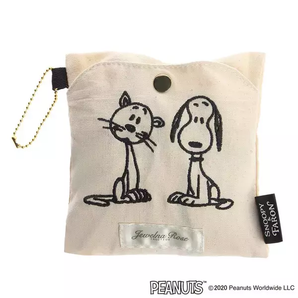 「スヌーピー&ファーロンの刺繍がかわいい、エコバッグとしても使えるパッカブルトートが新登場」の画像