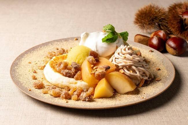 横浜みなとみらいのThe Blue Bellで秋の味覚、きのこや栗を味わう季節限定メニューが登場