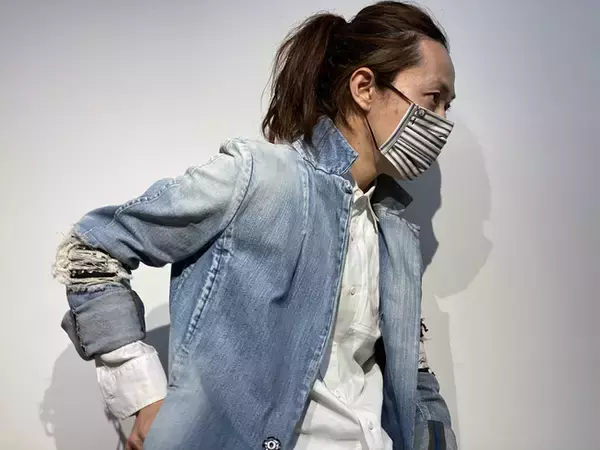「岡山の老舗デニムファクトリーが本気で作ったジーニストのためのヒッコリーデニム素材のマスクが登場」の画像