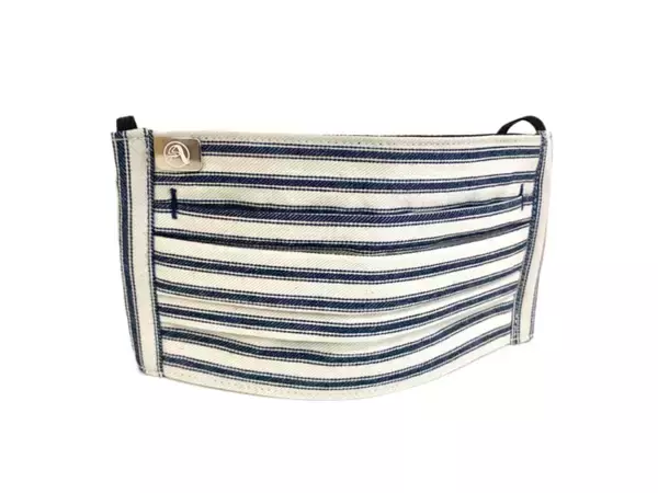 「岡山の老舗デニムファクトリーが本気で作ったジーニストのためのヒッコリーデニム素材のマスクが登場」の画像