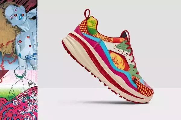 UGGから横尾忠則の作品をデザインに落とし込んだ「CA805 x YOKOO」スニーカーが登場