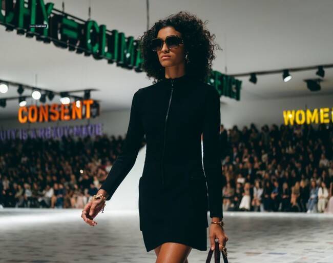 70年代風のスクエアシェイプが印象的。ディオールから秋冬の新作サングラス 「30 モンテーニュ」