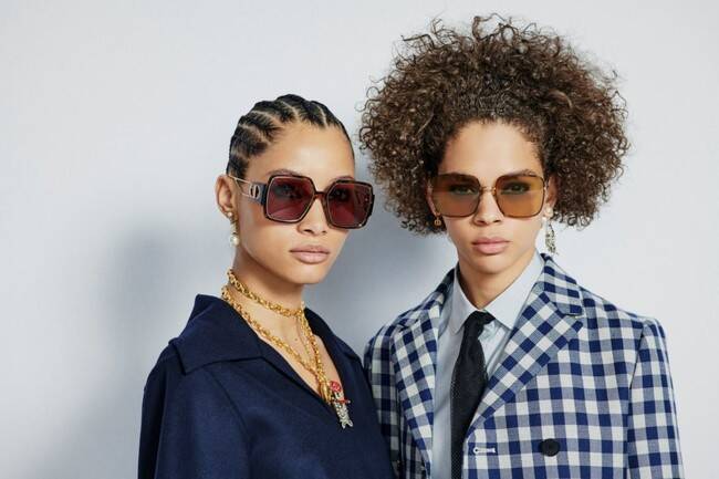 70年代風のスクエアシェイプが印象的。ディオールから秋冬の新作サングラス 「30 モンテーニュ」