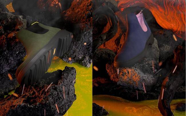 カンペールがポップトレーディングカンパニーとコラボ! 都会的な個性を備えたモダンなチェルシーブーツが登場