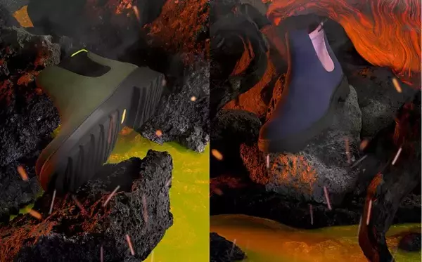 「カンペールがポップトレーディングカンパニーとコラボ! 都会的な個性を備えたモダンなチェルシーブーツが登場」の画像