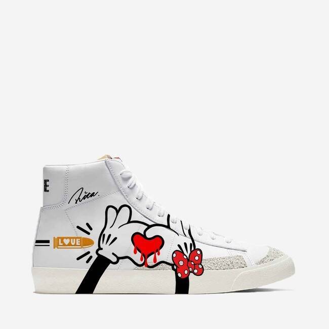 カップルでおそろいコーデ! スチュリートから新作カスタム「BLAZER MID LOVE BULLET」が登場