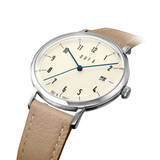 「視認性の高いアラビア数字のインデックス。ドイツの腕時計ブランド「ドゥッファ」からシンプルな機械式時計が登場」の画像2