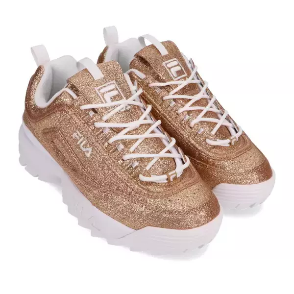 「グリッター素材で覆ったラグジュアリー感満載なデザイン。フィラから限定シューズ「FILA DISRUPTOR II」発売」の画像
