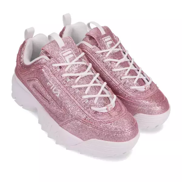 「グリッター素材で覆ったラグジュアリー感満載なデザイン。フィラから限定シューズ「FILA DISRUPTOR II」発売」の画像