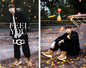 UGGの新作CA805 Classic Weatherのキービジュアルに、俳優・モデルで大活躍中の宮沢氷魚さんを起用