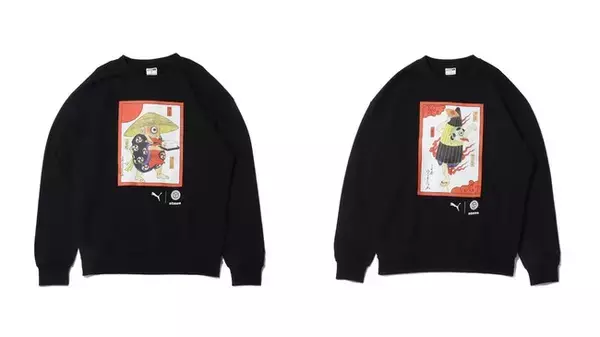 「MADE IN JAPANのプーマ スウェードをベースにしたatmosとスリー タイズ タトゥーによるコラボモデルが登場」の画像