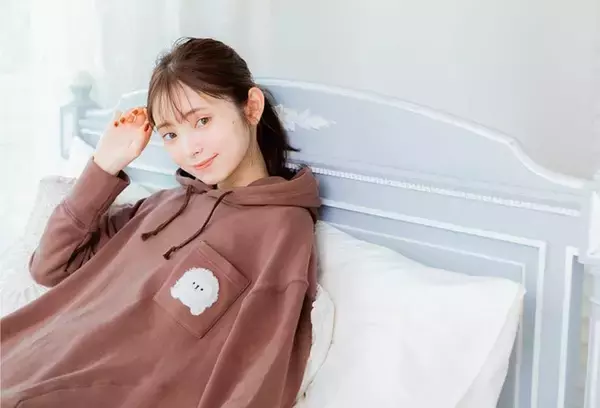 大人可愛いオリジナルカラーのルームウェア。チュチュアンナとモデル橋下美好のコラボ第2弾