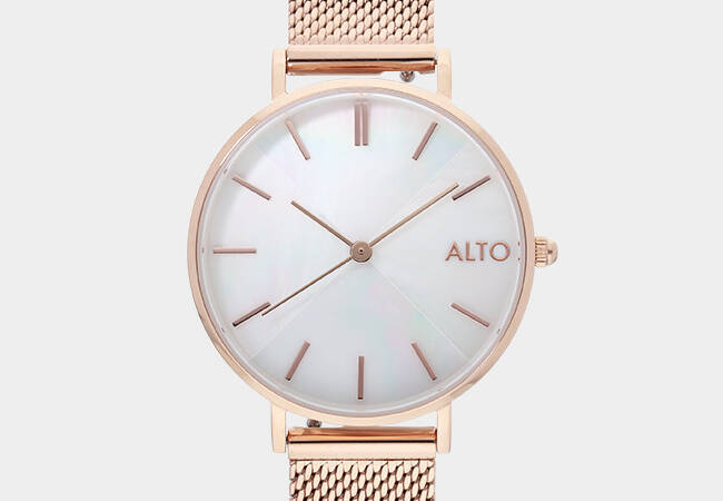 上品で大人っぽい手元を演出。レディース腕時計ブランド「ALTO」から新モデルが登場