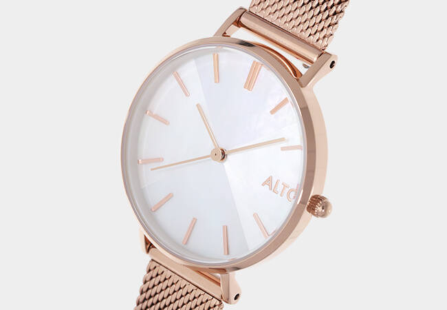 上品で大人っぽい手元を演出。レディース腕時計ブランド「ALTO」から新モデルが登場