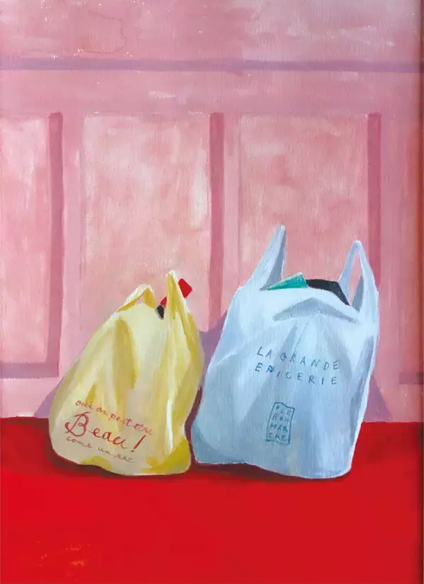 「イラストレーター 花モト・トモコによる個展が外苑前で開催。まどろみの中で見たような日常を描いて」の画像