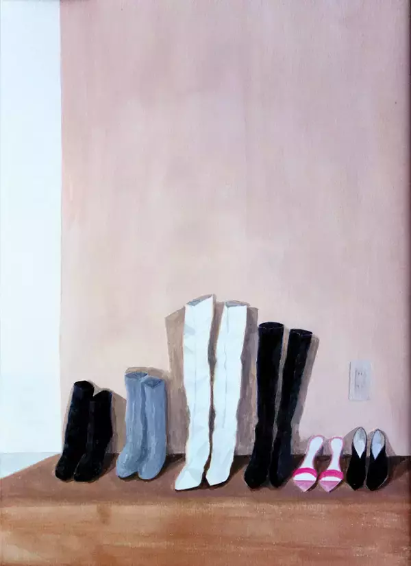 「イラストレーター 花モト・トモコによる個展が外苑前で開催。まどろみの中で見たような日常を描いて」の画像