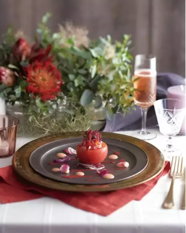 「キハチ 青山本店のクリスマスコースは「Rouge」にちなんだ特別メニュー」の画像