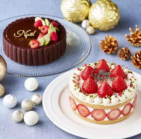 「ヴィーガン・スイーツ専門店から100%植物性食材のみを使用した2種のクリスマス・ケーキを発売」の画像