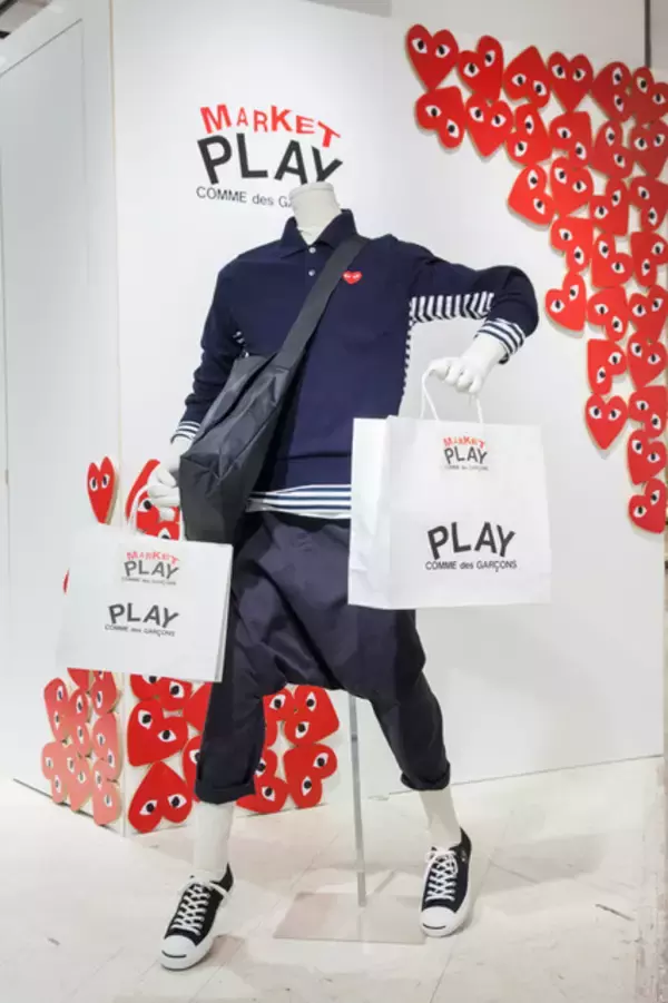 プレイ・コムデギャルソン、新宿伊勢丹で新作披露。限定アイテム盛りだくさん