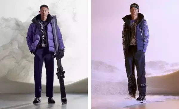 「エレガンスとウィンタースポーツが融合。ディオールが初のメンズ スキー カプセルコレクションを発表」の画像