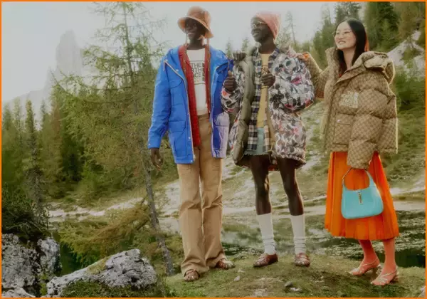 「ザ・ノース・フェイス×グッチ、メンズ&ウィメンズのウェアやアクセサリーからアウトドアグッズまで」の画像