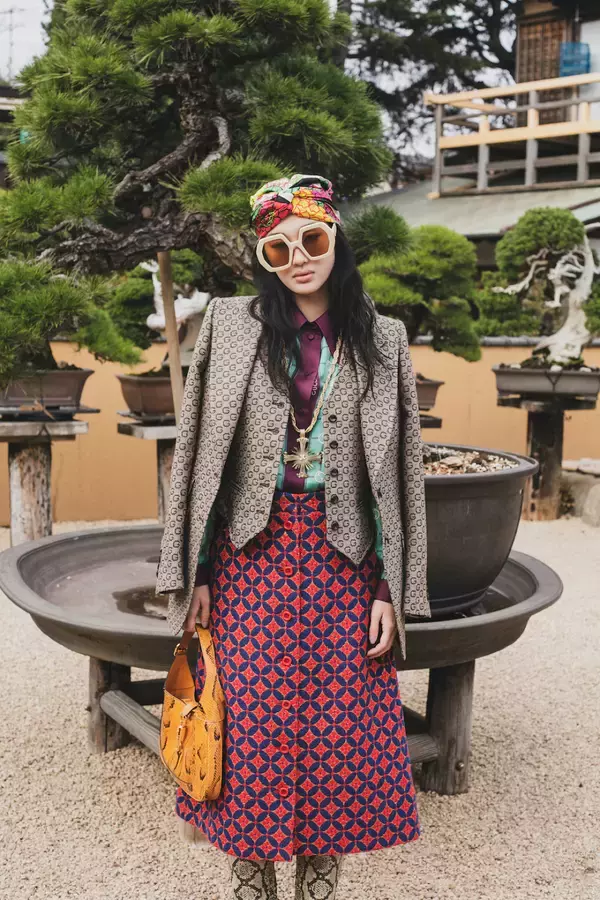 「Our Fashion Story 【vol.2_石田夢実が出会う、春のグッチとジャポニズム - GUCCI X BONSAI】」の画像