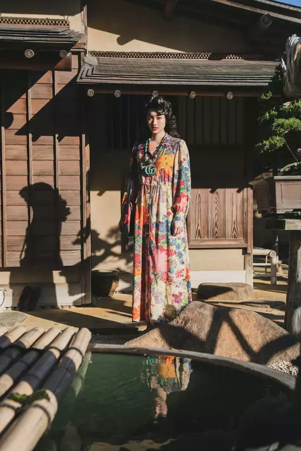 「Our Fashion Story 【vol.2_石田夢実が出会う、春のグッチとジャポニズム - GUCCI X BONSAI】」の画像