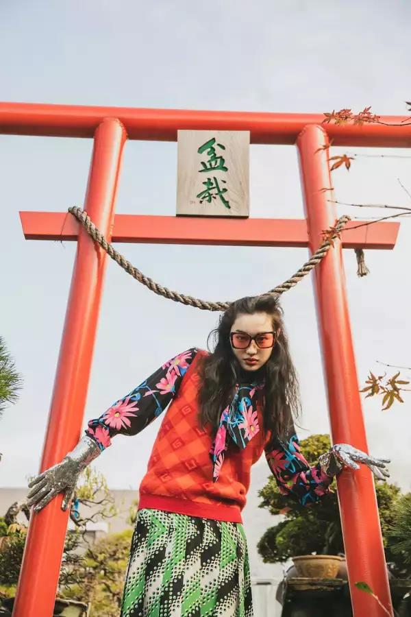 「Our Fashion Story 【vol.2_石田夢実が出会う、春のグッチとジャポニズム - GUCCI X BONSAI】」の画像