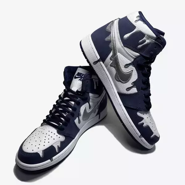 「スチュリートの人気コレクションDROPの上位モデル「FLOWDOWN」から初のAJ1 HIGH OGをベースにしたカスタムモデルが発売」の画像