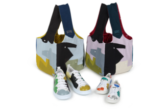 弾む色や形でハッピーな世界観。カンペールとテキスタイルデザイナー 鈴木マサルが4年ぶりにタッグ!