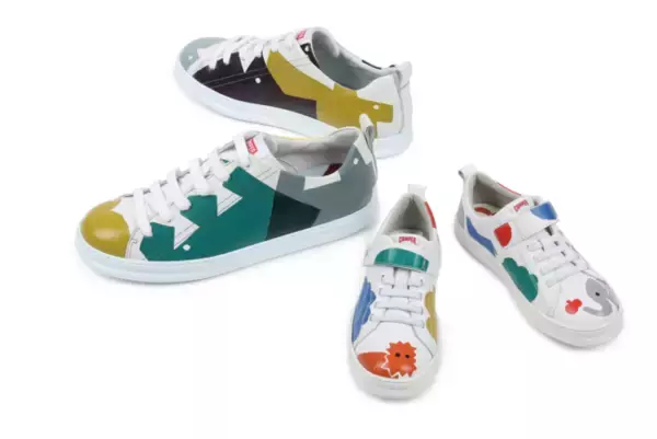 「弾む色や形でハッピーな世界観。カンペールとテキスタイルデザイナー 鈴木マサルが4年ぶりにタッグ!」の画像