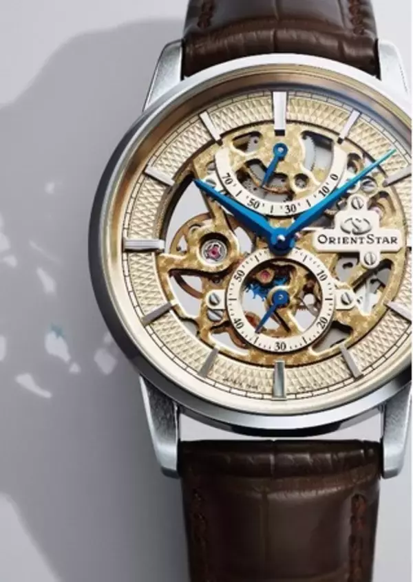 クラシカルなデザインに先端技術を駆使した画期的なムーブメント。ORIENT STARから70周年を記念した「スケルトン」が登場