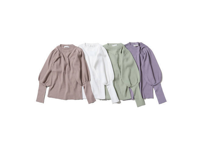 モデルの貴島明日香と共同開発。アンデミュウが「ON・OFF着まわせる好印象モテ服」コラボアイテムを発売