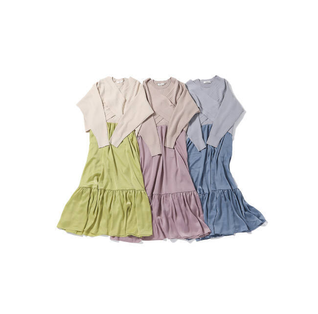 モデルの貴島明日香と共同開発。アンデミュウが「ON・OFF着まわせる好印象モテ服」コラボアイテムを発売