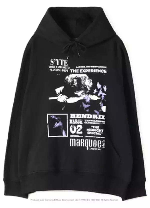 「ロンドンの伝説的ライブハウス「マーキー・クラブ」とヨウジヤマモト「S’YTE」のコラボコレクション発売」の画像