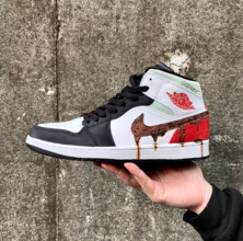 スチュリートで人気モデル「DROP」と「RUST」をミックスしたAJ1が登場