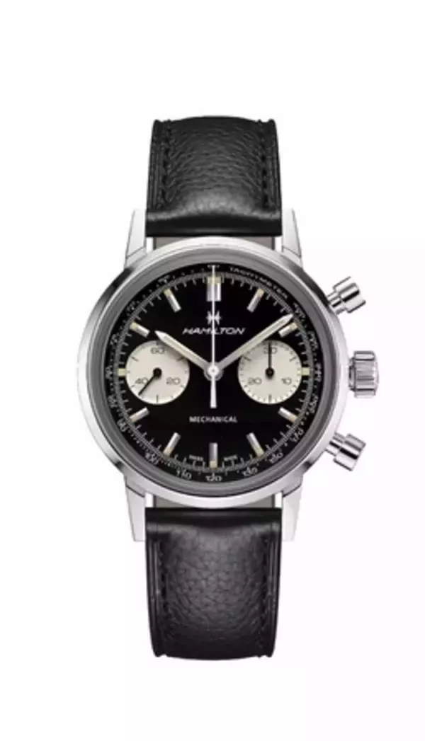 「ヴィンテージとテクノロジーが融合。ハミルトンから最新手巻きクロノグラフムーブメント搭載の新タイムピース誕生」の画像