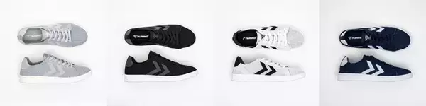 「ヒュンメルからヨーロッパで人気のコート系スニーカーがニットアッパーになって登場」の画像