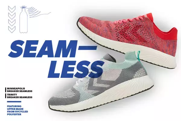 「リサイクル素材を採用したニットメッシュがアクセント! ヒュンメルがサステナブルスニーカー発売」の画像