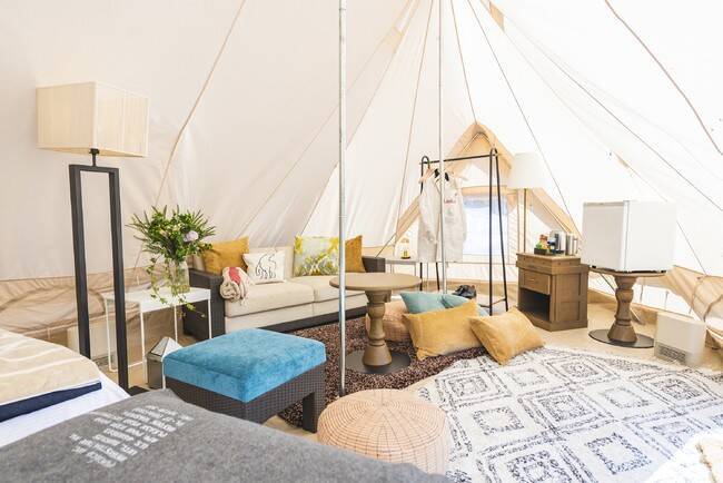 デンマーク発のノルディスクとコラボ! シェラトン・グランデ・トーキョーベイで体感する「ヒュッゲ」なグランピング