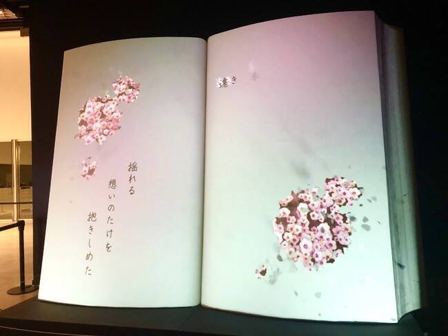 いきものがかり「SAKURA」がネイキッドのプロジェクションマッピングに! 角川武蔵野ミュージアムで期間限定公開