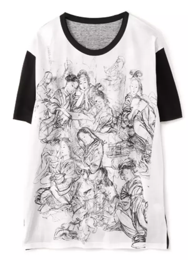 「幕末の絵師・河鍋暁斎が描いた「鳥獣戯画」がGround Yの服をキャンバスに大胆に表現された限定コレクション発売」の画像