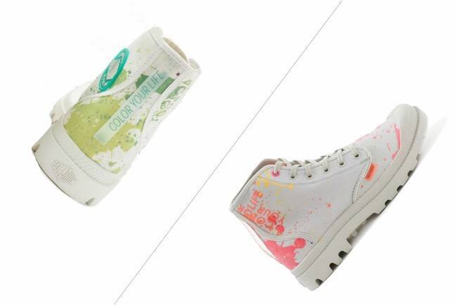 パラディウムから「色で遊ぶ」スニーカー、ペイントデザインのPAMPA登場