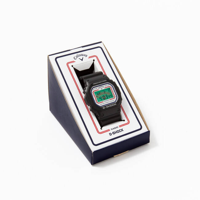 バックライト点灯時にはロゴが浮かび上がる! G-SHOCKにキャロウェイとのコラボモデルが登場
