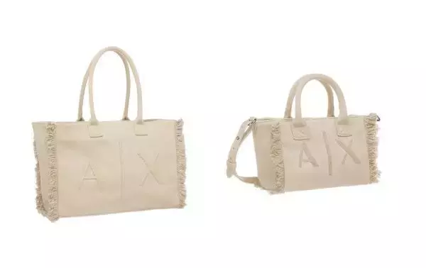 「アルマーニ エクスチェンジから2021春夏の新作、フリンジキャンバスバッグが登場」の画像