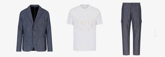 A|Xアルマーニ エクスチェンジの最新コレクションを纏った山崎賢人、新ビジュアル第二弾を公開