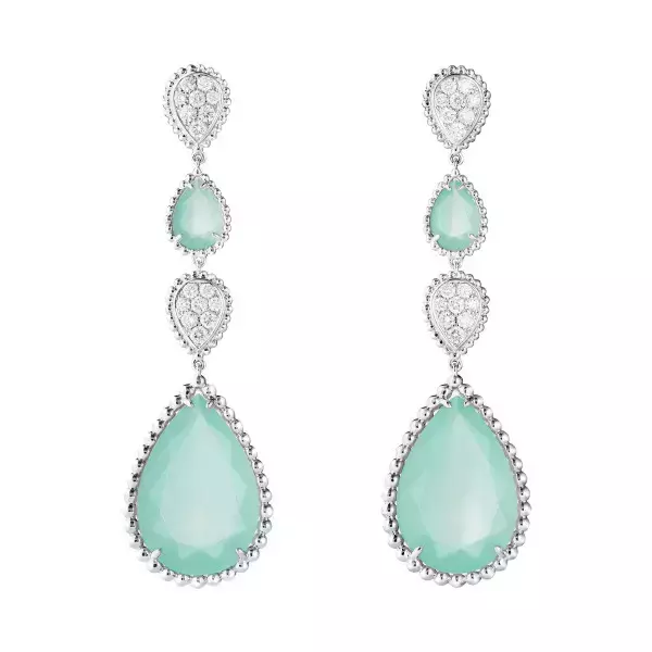 「ブシュロンから新しい宝石「アクアプレーズ」を組み合わせたセルパンボエムの新作7点を発売」の画像